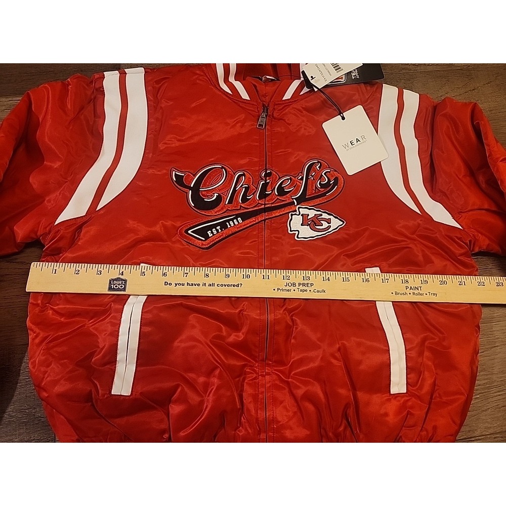 Women's Sz Medium Kansas City Chiefs WEAR Erin Andrews Jacket - Picture 4 of 5